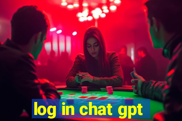 log in chat gpt